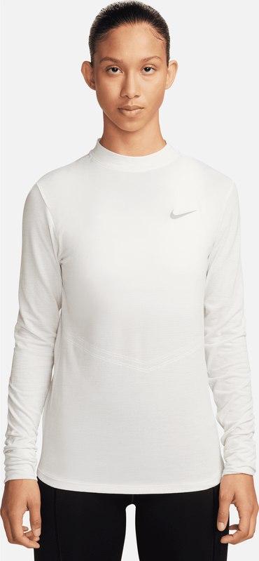 Bluzka Nike z długim rękawem z okrągłym dekoltem w sportowym stylu