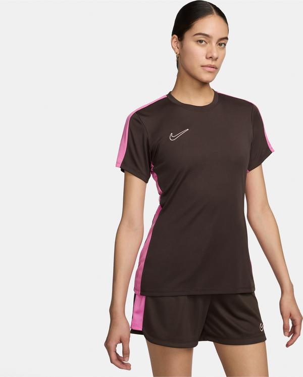 Bluzka Nike z krótkim rękawem z okrągłym dekoltem w sportowym stylu