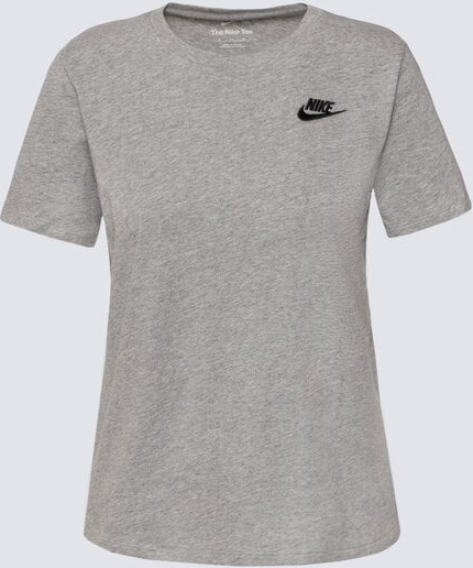 Bluzka Nike z krótkim rękawem z okrągłym dekoltem w sportowym stylu