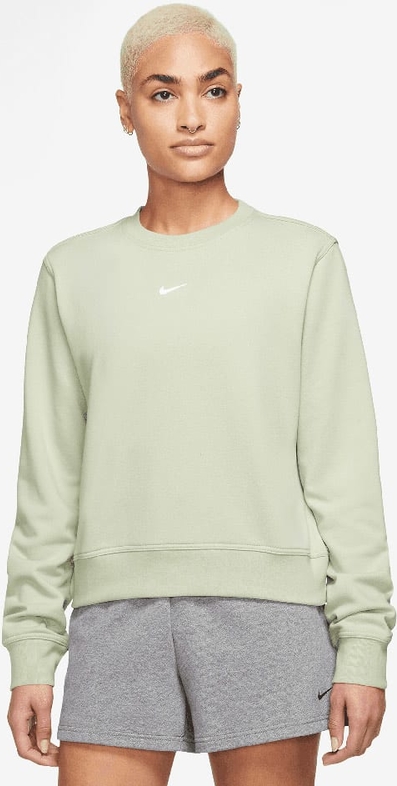 Bluzka Nike z okrągłym dekoltem w sportowym stylu z bawełny