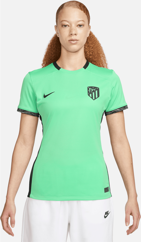 Bluzka Nike z okrągłym dekoltem w sportowym stylu z krótkim rękawem
