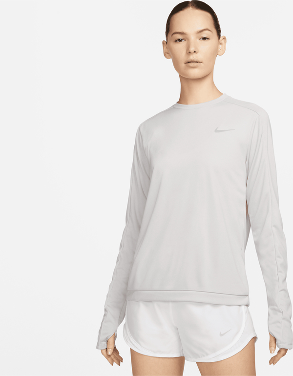 Bluzka Nike z okrągłym dekoltem z długim rękawem