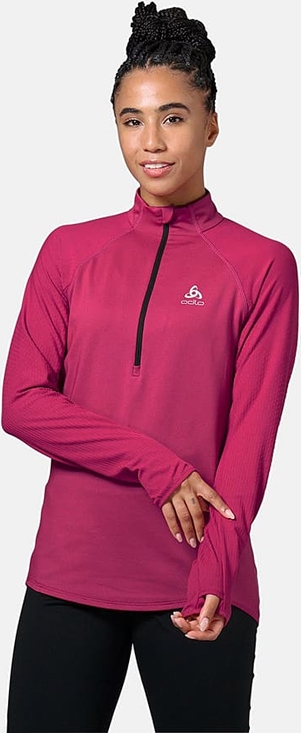 Bluzka ODLO z golfem z tkaniny w sportowym stylu