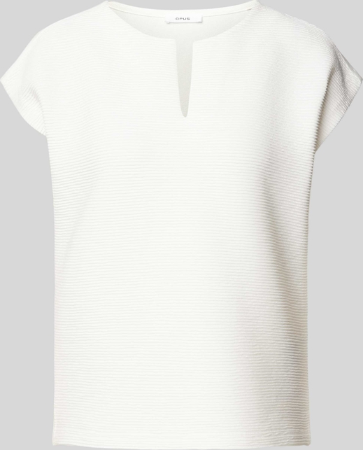 Bluzka Opus z bawełny z krótkim rękawem w stylu casual