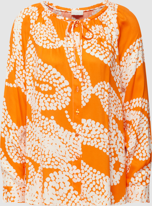 Bluzka Peek&Cloppenburg w stylu casual z okrągłym dekoltem z długim rękawem