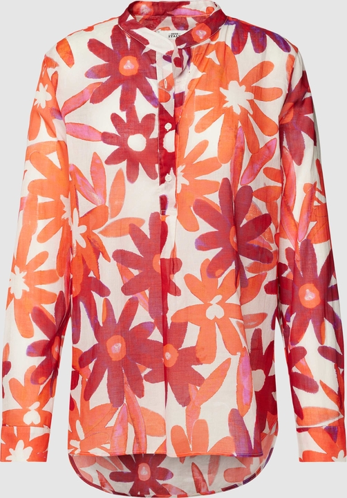 Bluzka Peek&Cloppenburg z długim rękawem w stylu casual z dekoltem w kształcie litery v