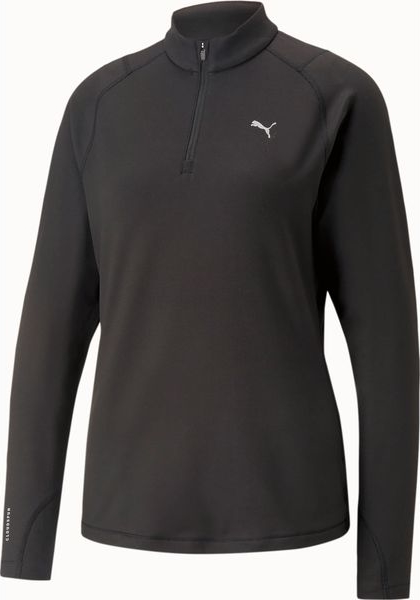Bluzka Puma z golfem w sportowym stylu z długim rękawem