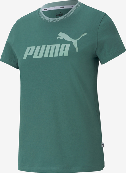 Bluzka Puma z krótkim rękawem z okrągłym dekoltem