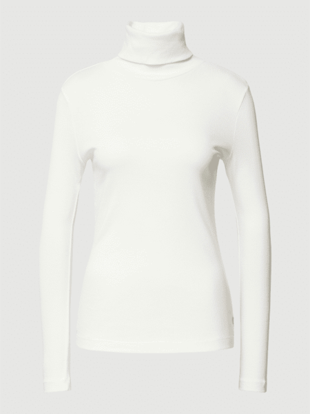 Bluzka Q/s Designed By - S.oliver w stylu casual z bawełny z golfem