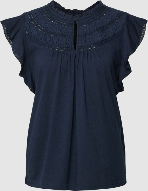 Bluzka Ralph Lauren z okrągłym dekoltem w stylu casual z bawełny