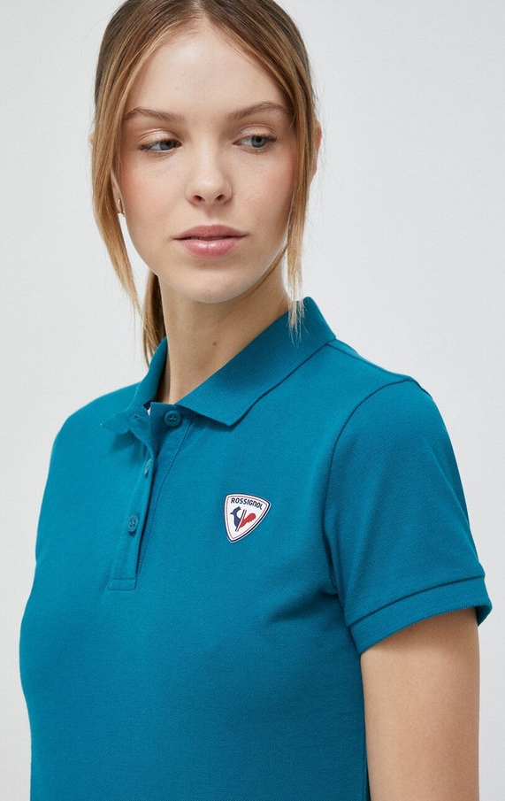 Bluzka ROSSIGNOL w stylu casual z dekoltem w kształcie litery v z krótkim rękawem
