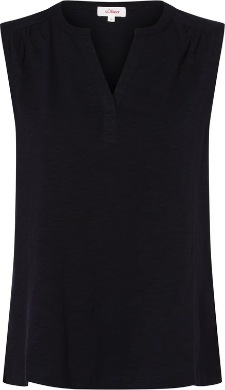 Bluzka S.Oliver z dekoltem w kształcie litery v w stylu casual