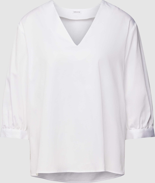 Bluzka Seidensticker w stylu casual z dekoltem w kształcie litery v