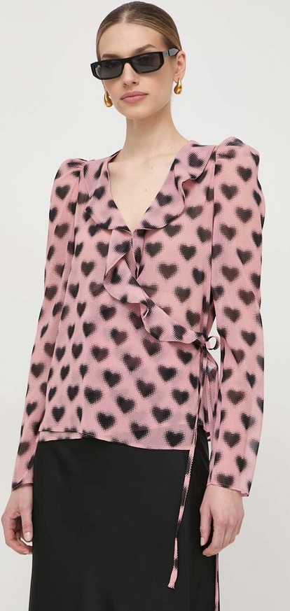 Bluzka Silvian Heach z dekoltem w kształcie litery v w stylu casual
