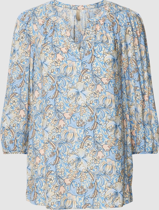 Bluzka Soyaconcept w stylu casual z dekoltem w kształcie litery v