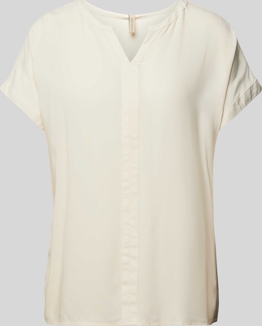 Bluzka Soyaconcept z krótkim rękawem z dekoltem w kształcie litery v w stylu casual