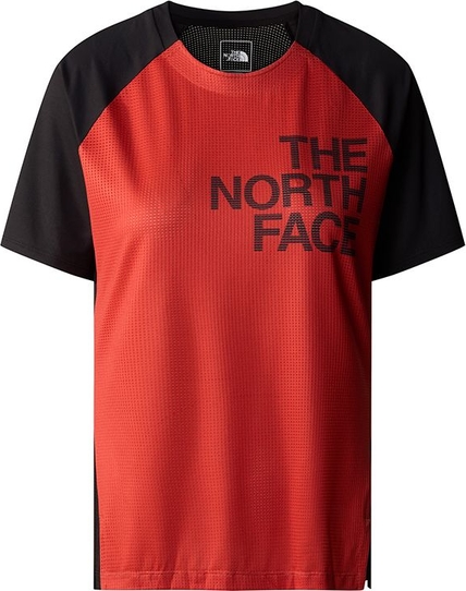 Bluzka The North Face w stylu klasycznym z okrągłym dekoltem z krótkim rękawem