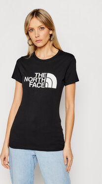 Bluzka The North Face z okrągłym dekoltem w sportowym stylu z krótkim rękawem