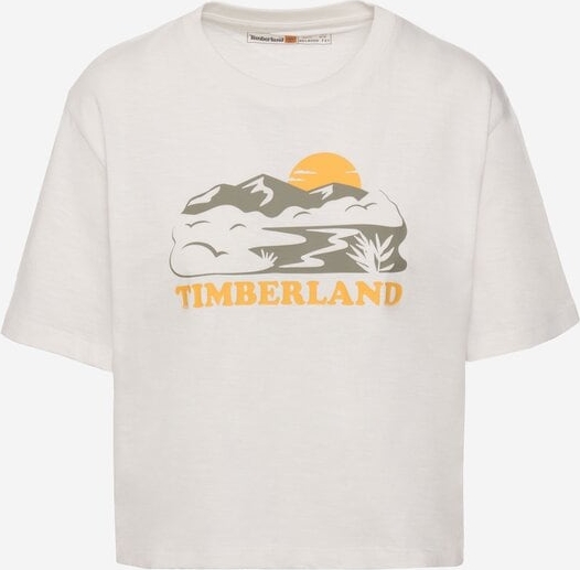 Bluzka Timberland z krótkim rękawem z okrągłym dekoltem