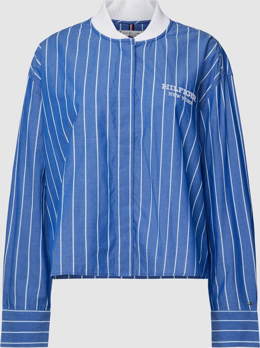 Bluzka Tommy Hilfiger z bawełny w stylu casual z okrągłym dekoltem