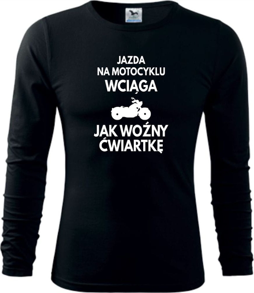 Bluzka TopKoszulki.pl w młodzieżowym stylu z bawełny z okrągłym dekoltem