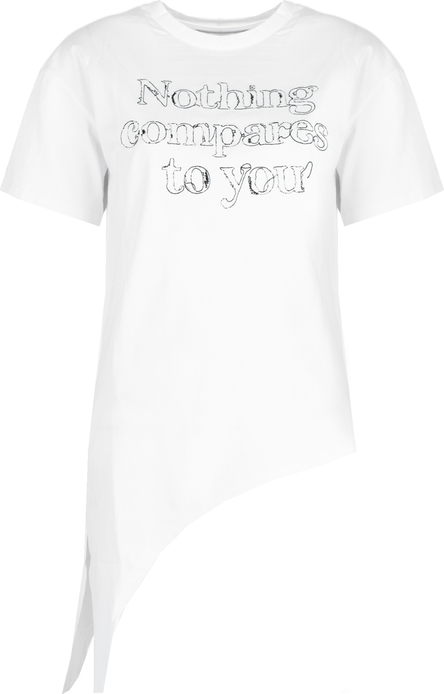 Bluzka ubierzsie.com z okrągłym dekoltem w młodzieżowym stylu z krótkim rękawem