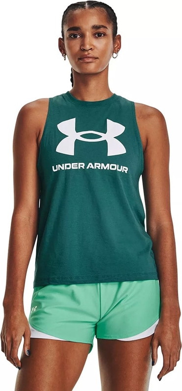 Bluzka Under Armour na ramiączkach z okrągłym dekoltem w sportowym stylu