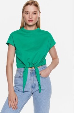 Bluzka United Colors Of Benetton z krótkim rękawem z okrągłym dekoltem w stylu casual