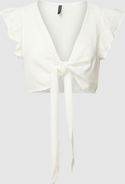 Bluzka Vero Moda z długim rękawem z dekoltem w kształcie litery v