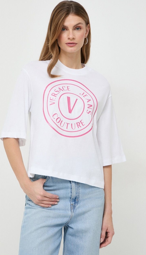 Bluzka Versace Jeans z bawełny