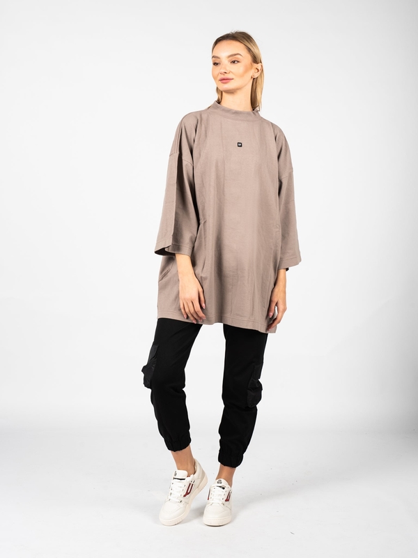 Bluzka Yeezy Gap Engineered By Balenciaga w stylu casual z długim rękawem