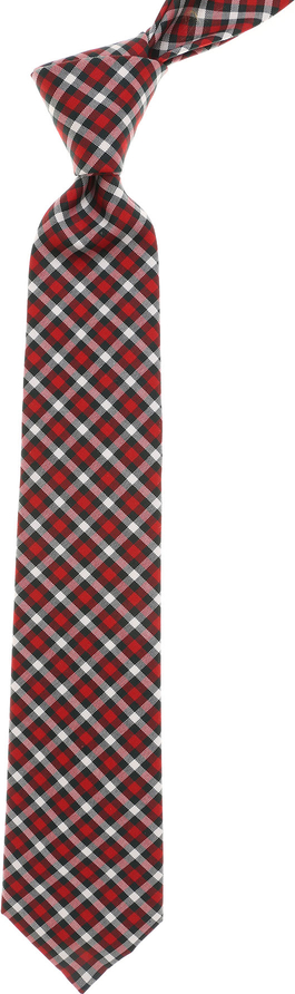 Bordowy krawat Borrelli