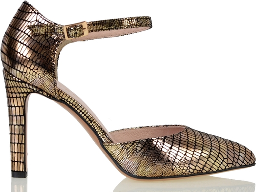 Botki lizard-shoes.com sznurowane w stylu casual z weluru
