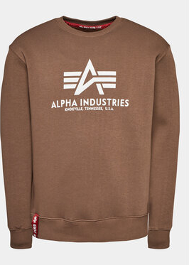 Brązowa bluza Alpha Industries w młodzieżowym stylu