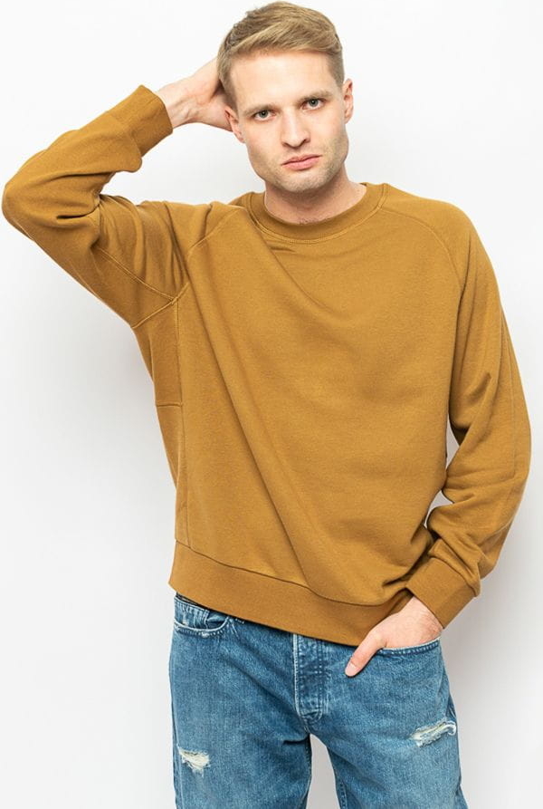 Brązowa bluza Calvin Klein w stylu casual z bawełny