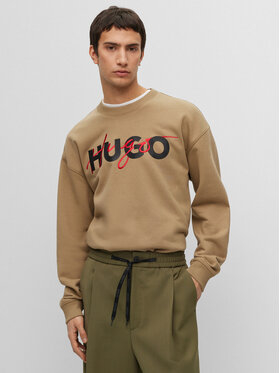 Brązowa bluza Hugo Boss w młodzieżowym stylu