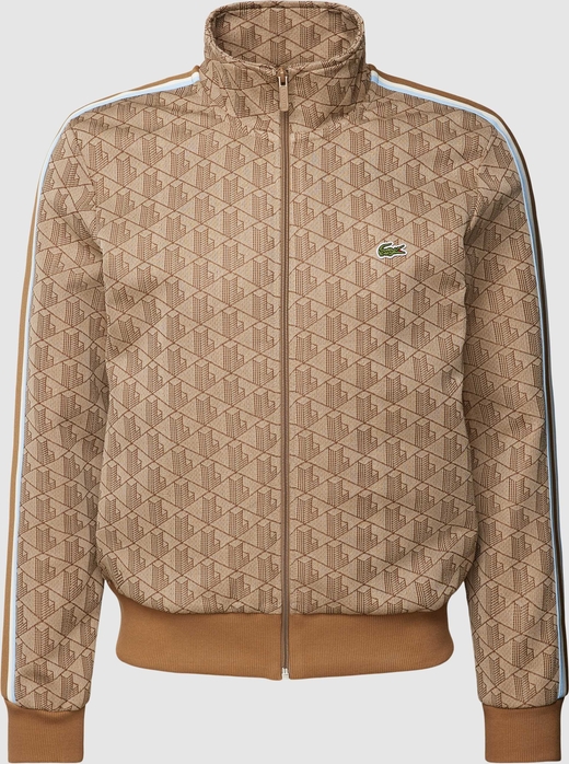 Brązowa bluza Lacoste z bawełny