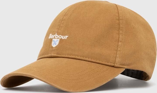 Brązowa czapka Barbour