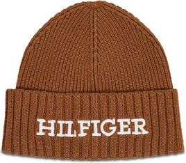 Brązowa czapka Tommy Hilfiger