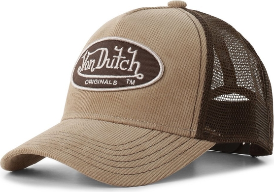 Brązowa czapka Von Dutch