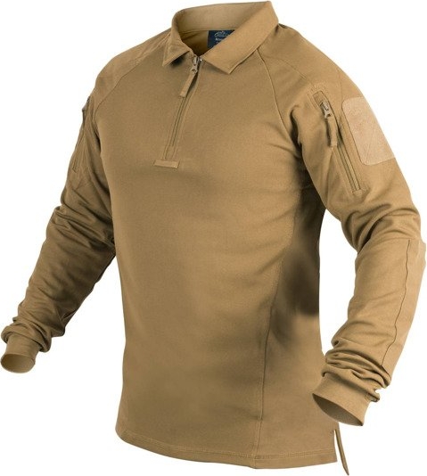 Brązowa koszulka polo HELIKON-TEX w stylu casual z tkaniny
