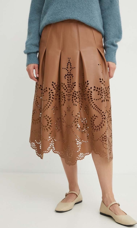 Brązowa spódnica Munthe midi w stylu casual