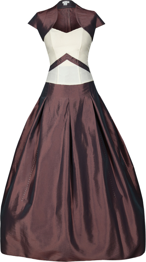 Brązowa sukienka Fokus maxi z krótkim rękawem