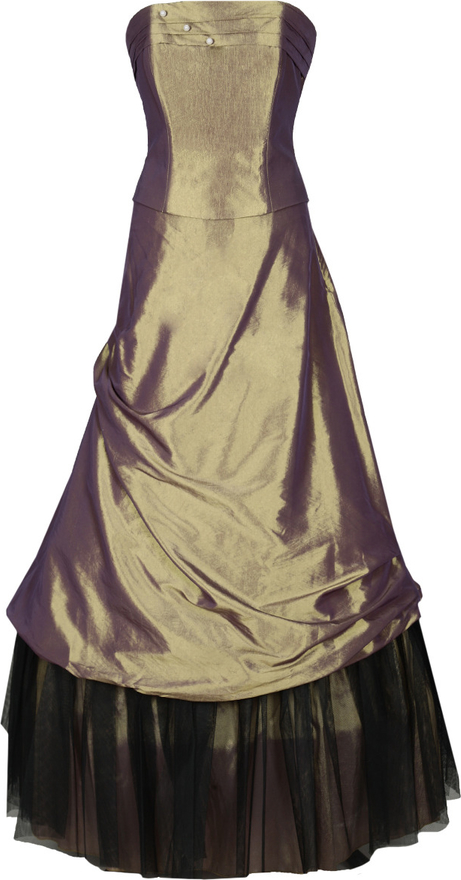 Brązowa sukienka Fokus rozkloszowana