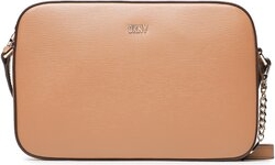 Brązowa torebka DKNY matowa w stylu casual