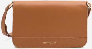 Brązowa torebka Jenny Fairy matowa średnia
