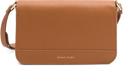 Brązowa torebka Jenny Fairy matowa średnia w młodzieżowym stylu