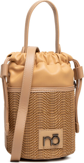Brązowa torebka NOBO na ramię w wakacyjnym stylu matowa