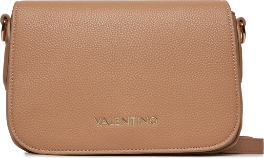 Brązowa torebka Valentino matowa na ramię średnia