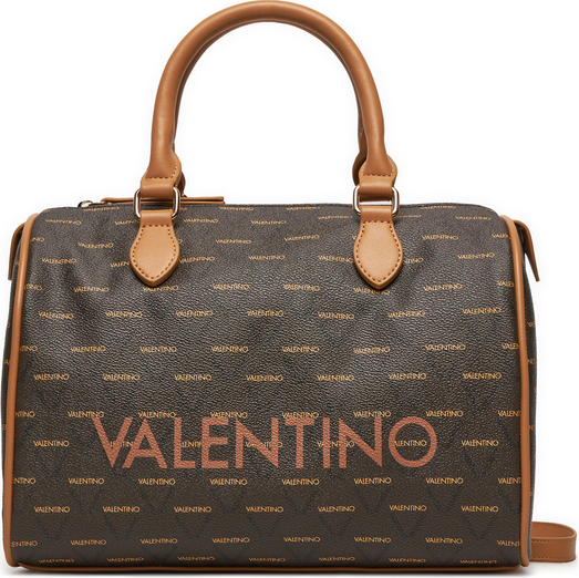 Brązowa torebka Valentino średnia do ręki